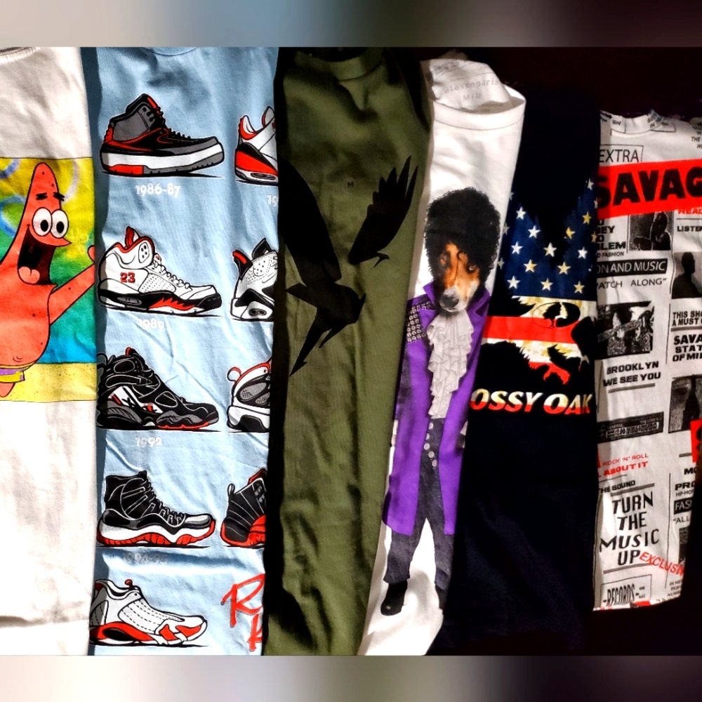 Lot of 6 brand new t shirt 5M +1 (2XL)